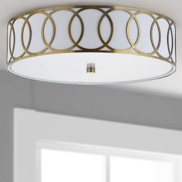 Aria Metal LED Flush Mount - JONATHAN Y
